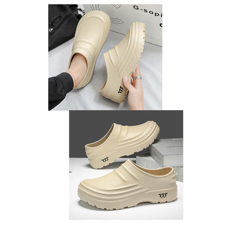 Pantofi de asigurare a muncii bărbați, cu talpă groasă, lejer, impermeabili, bucătar, pantofi de lucru, pantofi pentru bărbați și femei