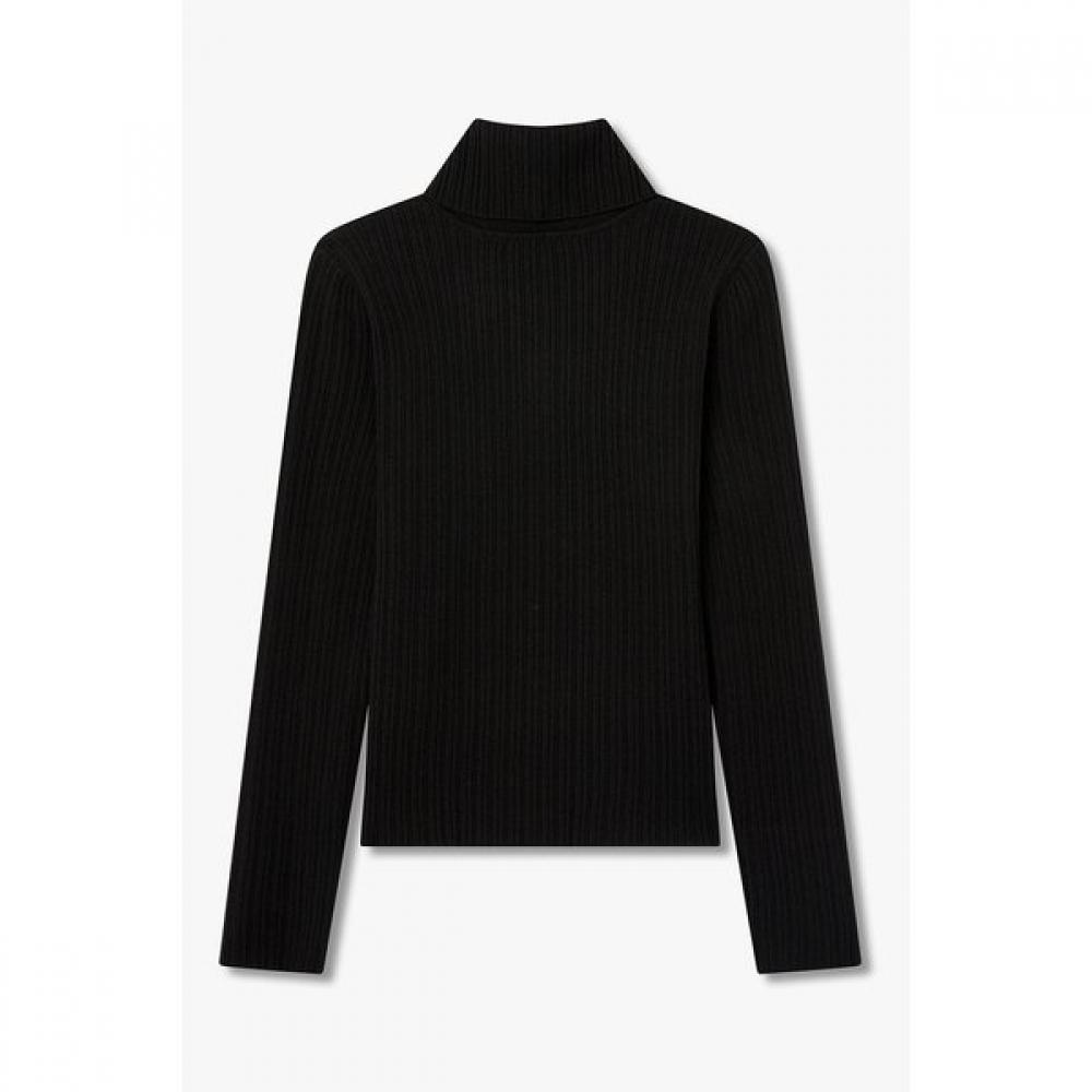 VOV Wool Blend Core Collar Knit Pullover 7116150106