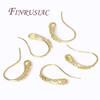 18K Gold Plated Earring Earwires,Ear Hook Earrings Clasp Findings Supplies For Jewelry,DIY Earrings Making Accessories