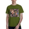 Sebastian Stan und Chris Evans Collage Herren T-Shirt Übergröße T-Shirts Herren Rundhals Baumwolle T-Shirts Kurz Sommer Herren