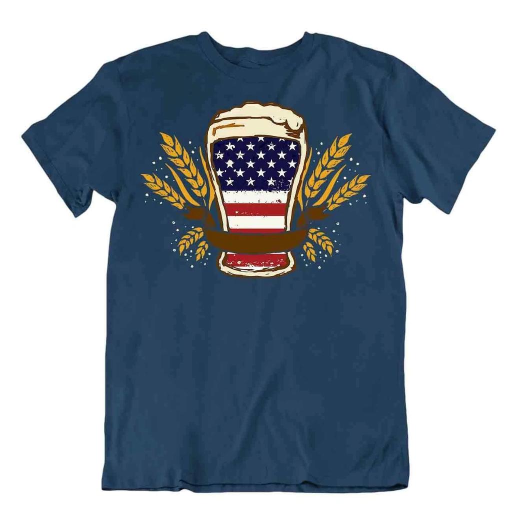 Usa Parody Drinking Humor T-SHIRT Amusing Comic TEE Beer Cap SHIRT