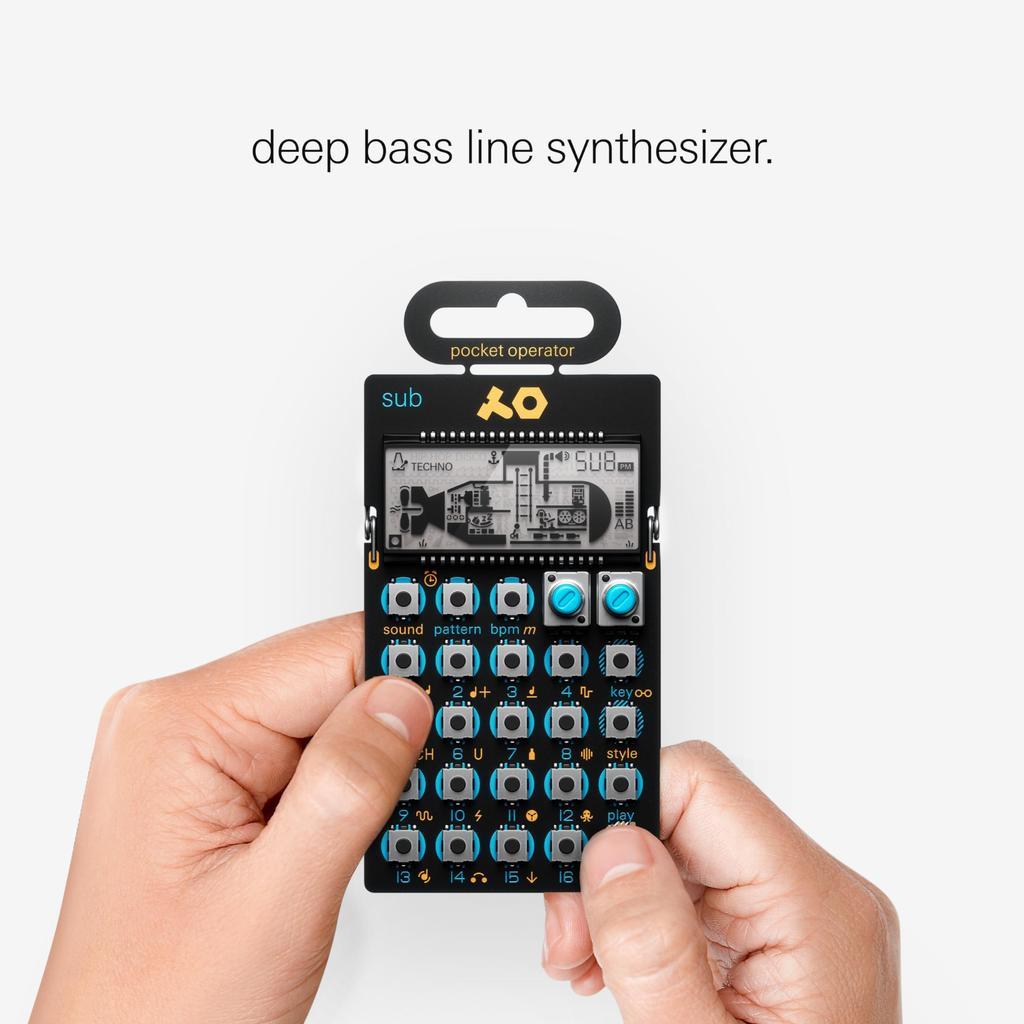 Teenage Engineering Sub Pocket Operator Bass Synth [Officially Imported] PO-14 (TE010AS014)