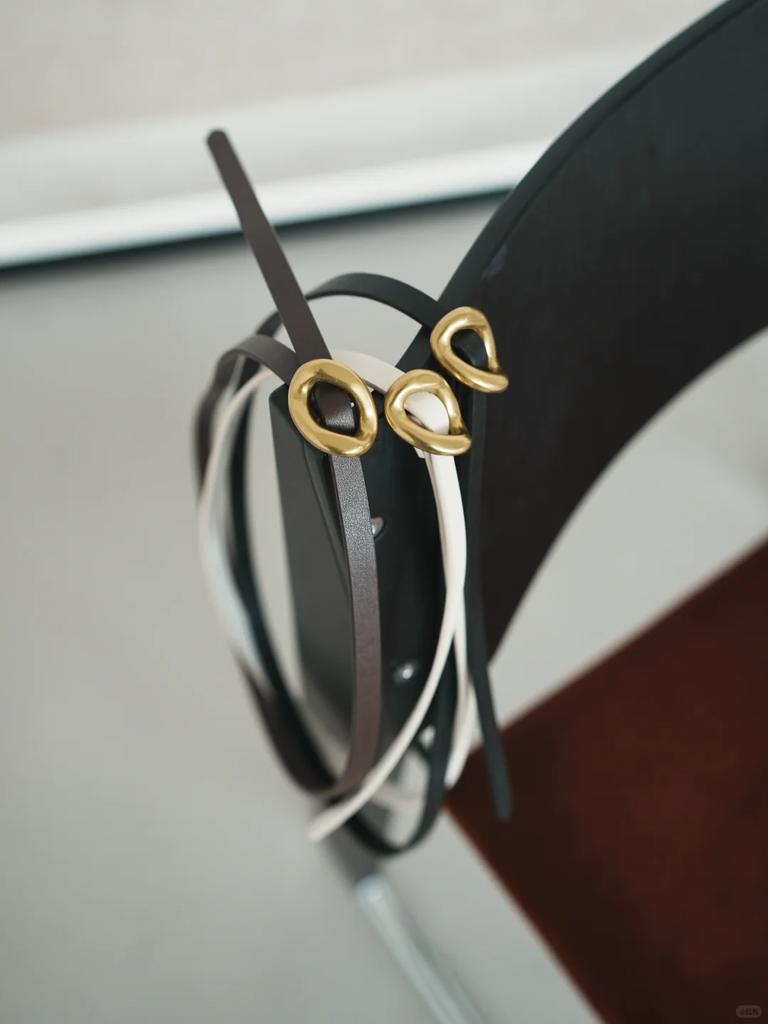 Thin Belt for Women, Fashion Waist Belt for Dress Shirt, Adjustable Knot Skinny Belt Elegant and Simple Gold Buckle Woman Belts