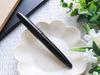 WANCHER Dream Pen Timeless Silkblack Short Mini Fountain Pen Jr. Cigar-Shaped (Medium Nib)