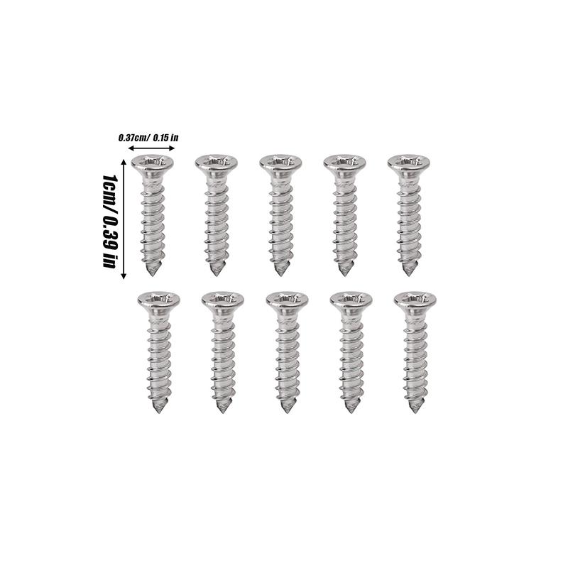 

304 Stainless Steel Cross Recessed Countersunk Flat Head Tapping Screws for Wood Self-tapping Phillips Furniture Screw Fasteners 10PCS