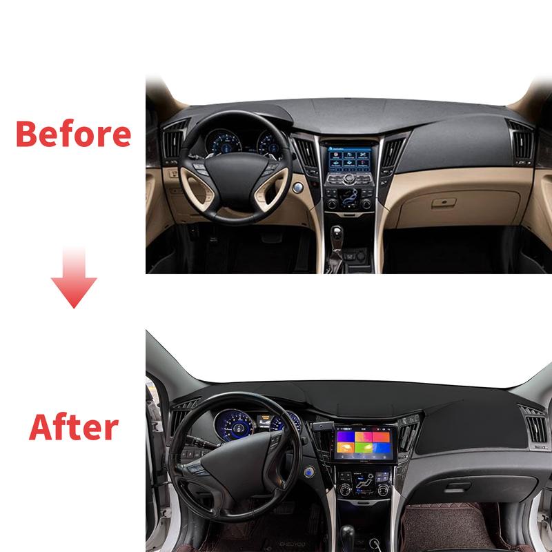 For Hyundai Sonata 2010 2011 2012 2013 2014 YF High Quality Dashboard Cover Mat Sunshade Anti‑UV Protector Dash Pad Accessories