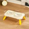 Elevated Double Pet Bowls for Cats Dogs Non-Slip Raised Food Water Feeder Set Protect Neck Pet Feeding Dishes