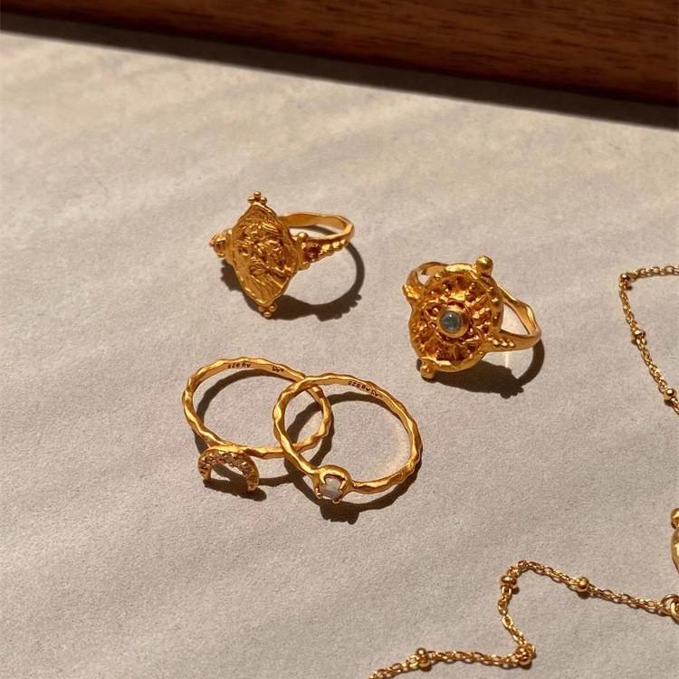 Stylish And Elegant Bali Boutique Brand 2024 Handmade Vintage Adjustable Ring