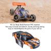 RC Car Cover Replacement RC Car Shell Cover Deformation Proof Lightweight Sporty Look Remote Control Car Spare Parts Body Shell