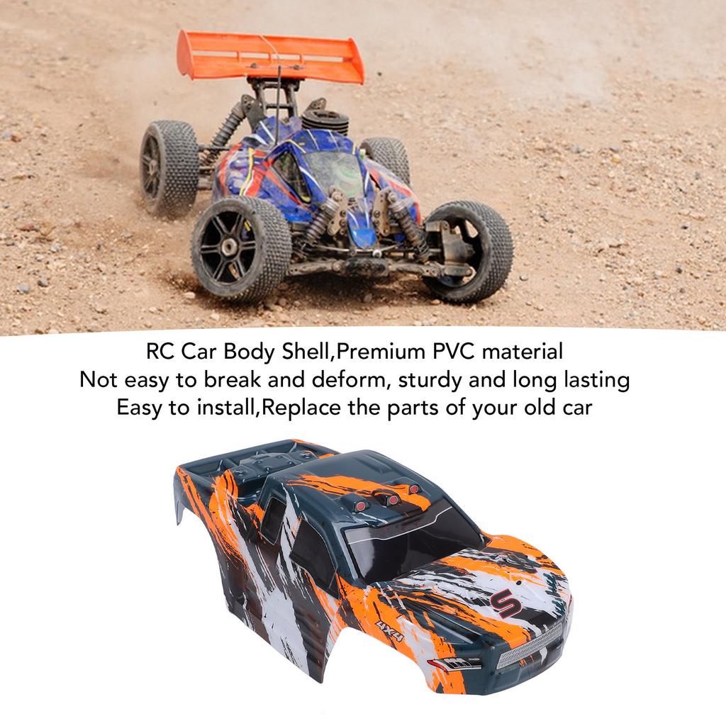 RC Car Cover Replacement RC Car Shell Cover Deformation Proof Lightweight Sporty Look Remote Control Car Spare Parts Body Shell