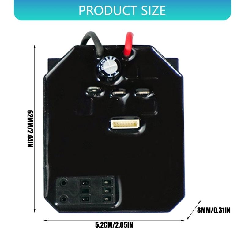 ABS and Metal Brushless Controller 18-21V for Efficient Power Transfer and Multiple Brand Drill Compatibility
