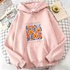 Vintage Flower Print Hoodies Spring Autumn Winter Casual Hoodies Sweatshirts Men Women Tops Floral Hoodie Sweatshirt