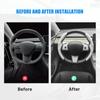 For Tesla Model 3 Y Interior Modification Accessories Car Steering Wheel Cover Steering Wheel Patch Column Shift Protec