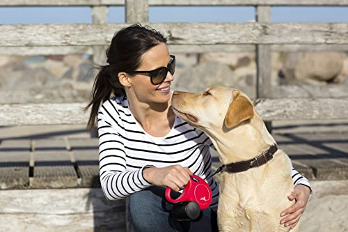 Flexi New Classic Cord Medium (Under 20kg), 8m, Black [Dog Leash]