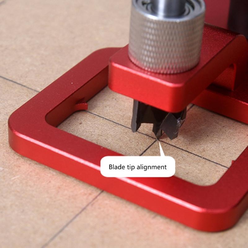 Heavy Duty Aluminum Alloy Hole Puncher Space Saving Fit for Office School Woodworking Projects Ergonomic Handle Design