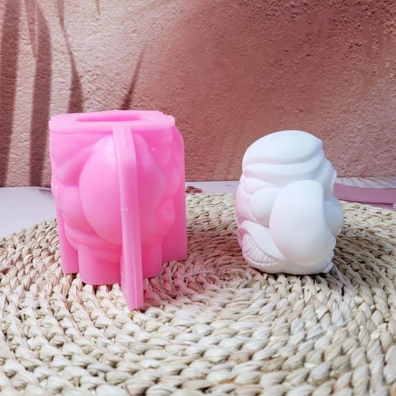 3D Elephant Animal Silicone Molds Epoxy Resin Silicone Molds for Candle Soap Making Chocolate Fondant Silicone Mould