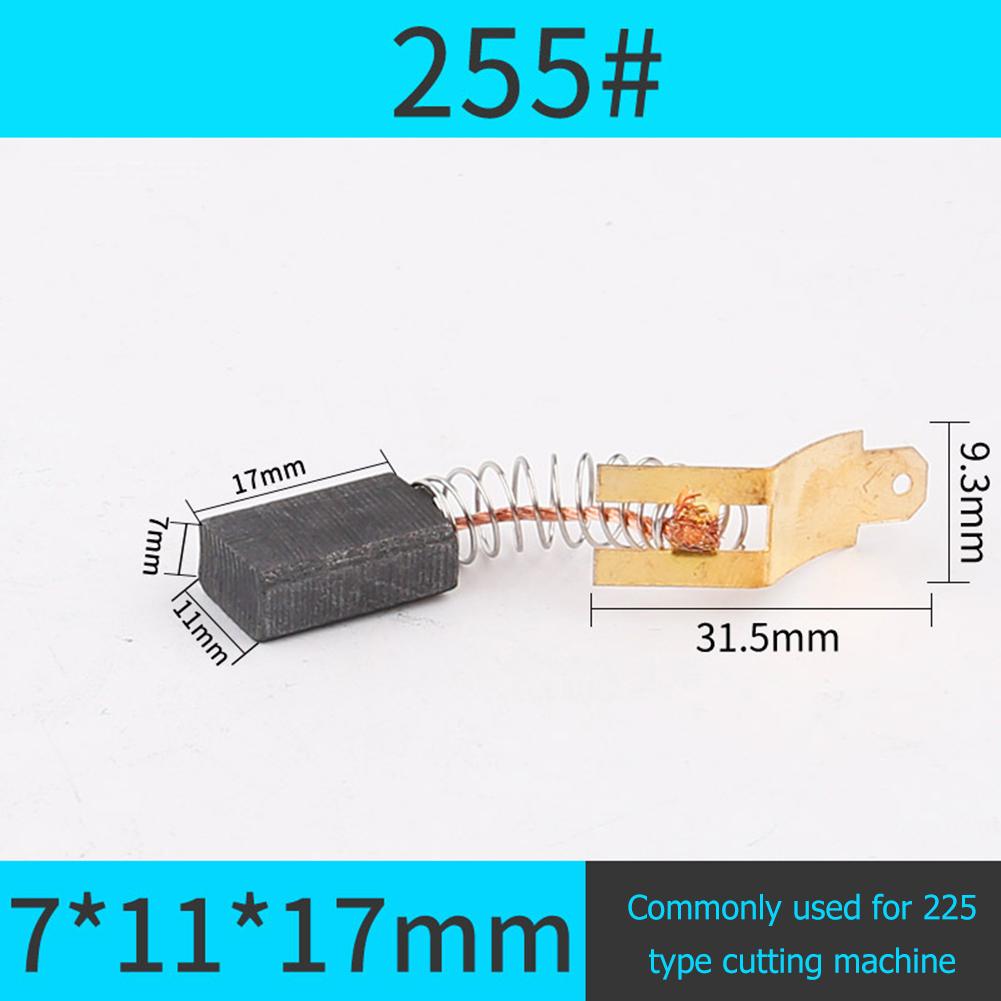 10pcs Motor Carbon Brush Set Replacement Parts Carbon Brush Electric Hammer Cutting Polishing Machine Power Tool Electric Tools