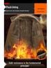 Men's High-End American Style Bomber Jacket: Spring-Fall Winter Cotton Velvet, Thickened for Middle-Aged & Elderly