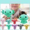 Kawaii Axolotl Plüschtier für Kinder Weiches und kuscheliges Cartoon-Charakter Spielzeugkissen