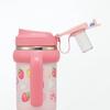 Skater Straw with Direct Sanrio My Puffy Tumbler, 830ml, Insulated, Cold/Hot, Handle, 2-Way, Drinking, Melody, Balloon, Girl's, STSTB9-A
