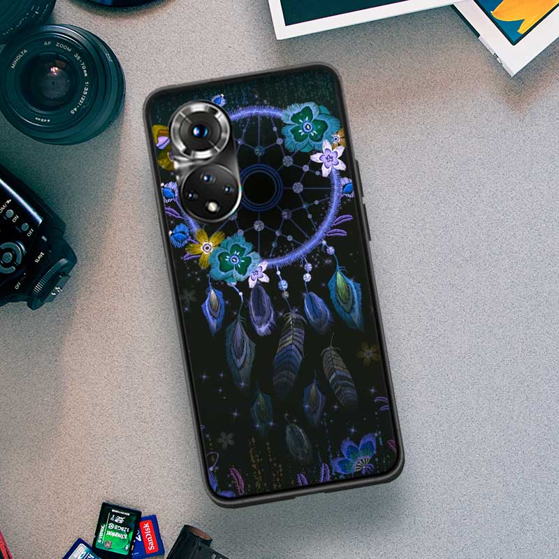 Funda Telefon Tapet Prindător de Vise Colorat Pentru Huawei P Smart 2021 Y5 Y6 Y7 Y9 Honor 50 20 Pro 10 10I 9 9X Y9S 8 8A 8X 8S 7S