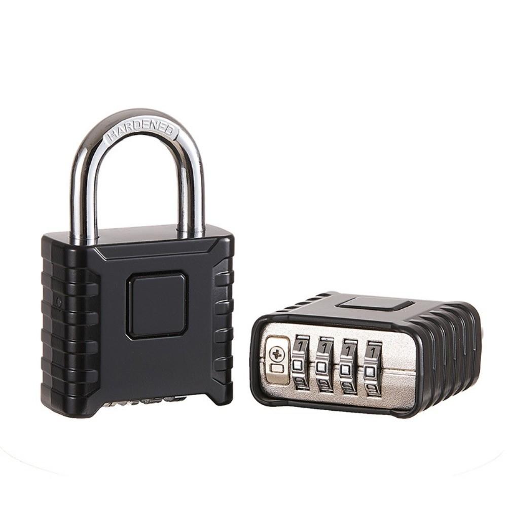 Zinc Zinc Alloy Combination Padlock 4-Digit Number Drawer Cabinet Lock Password Code Locks  Gate Hasp Storage