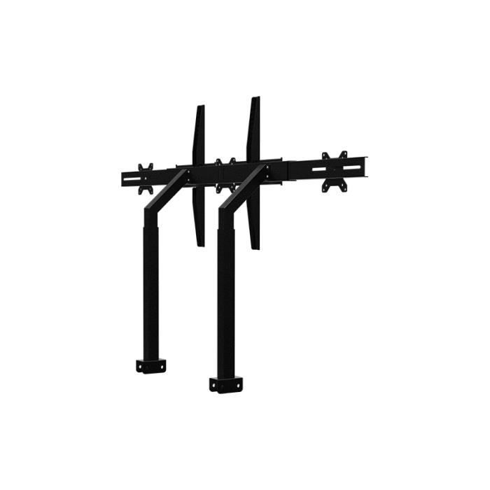 Support Pour Écran - Next Level Racing - F-GT - 1 À 3 Écrans - Réglable En Hauteur - Finition Noire Mate
