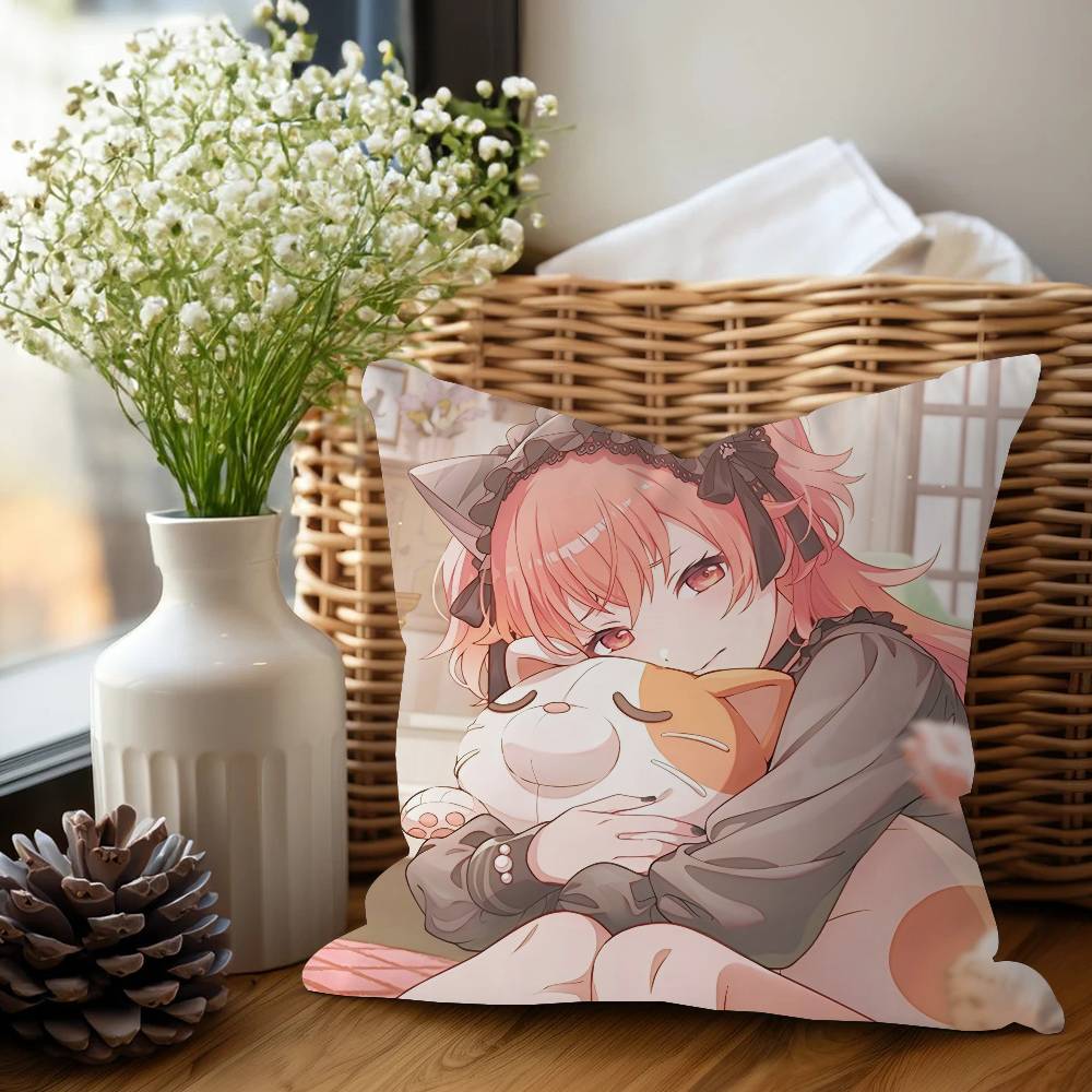 Anime Airi Momoi Pillow Cushion Cover Pillowcase Living Room Sofa Home Decor Customized