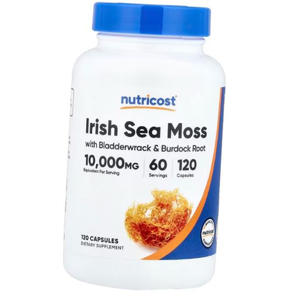 Экстракт ирландского мха, Irish Sea Moss 10000, Nutricost  120капс (71647118)