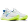 Reebok FloatZig 1 White Digital Lime Blue Men Sneakers Footwear-White Kinetic-Blue 100206728