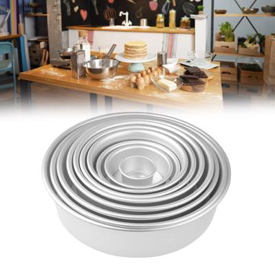 Practical Round Cake Pans Removable Bottom Cake Baking Pans Aluminum Alloy Material Baking Supplies for Baking Cake