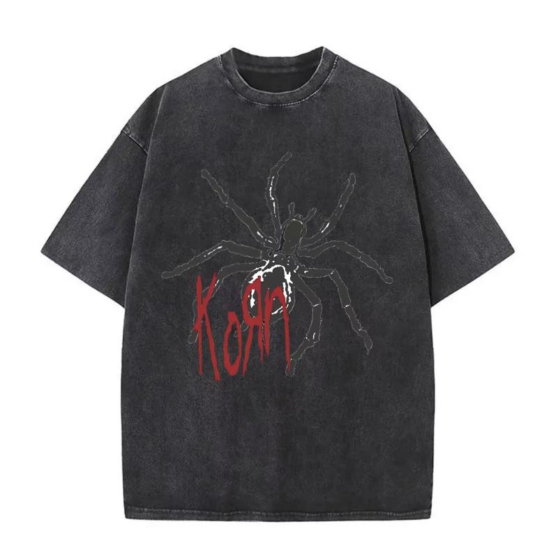 

Washed Vintage Rock Band Korn Sick Twisted Tour Tshirts Unisex Alternative Nu Metal Music Tshirt Unisex Oversized T Shirts M