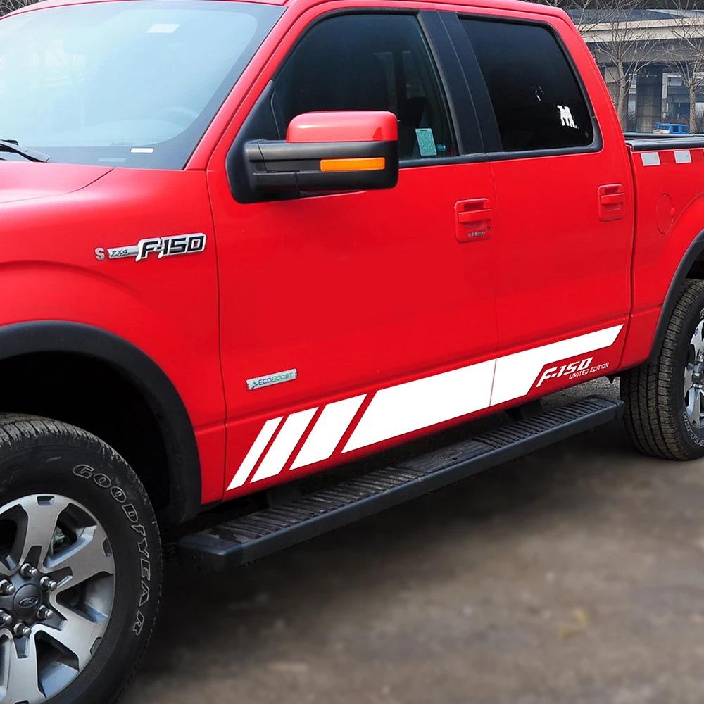 Autocolante Prag Lateral Ford F-150 Raptor - Folie Modificare Caroserie