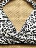2026 European & American Leopard Print High-Waisted Two-Piece Bikini for Women – Stylish Swimwear