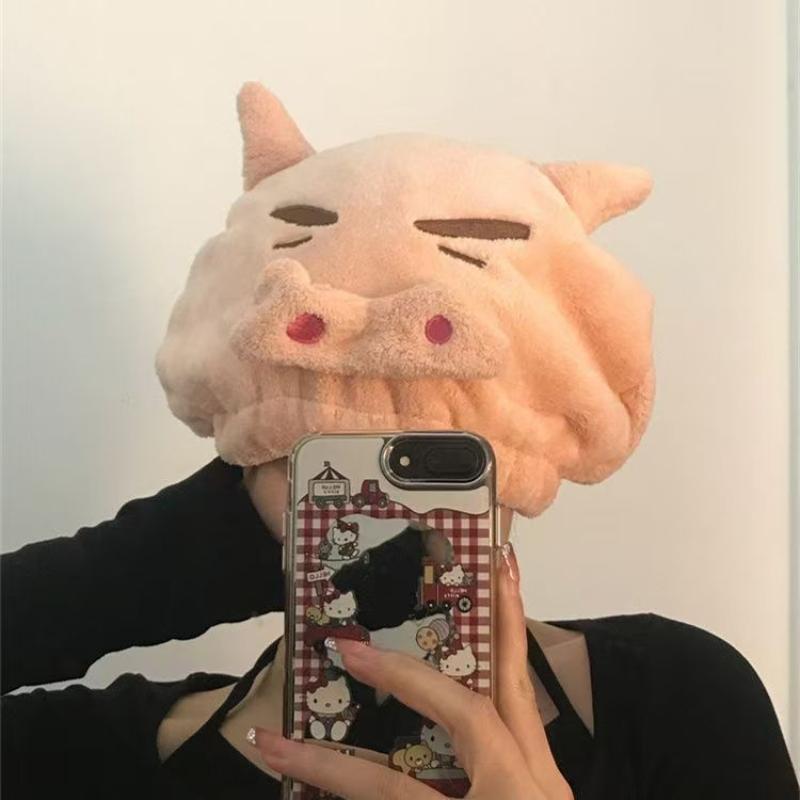 Headset Absorbent Hair Drying Cap Women S Quick Dry Bath Cap Coral Fleece Headscarf Towel Hair Drying Towel