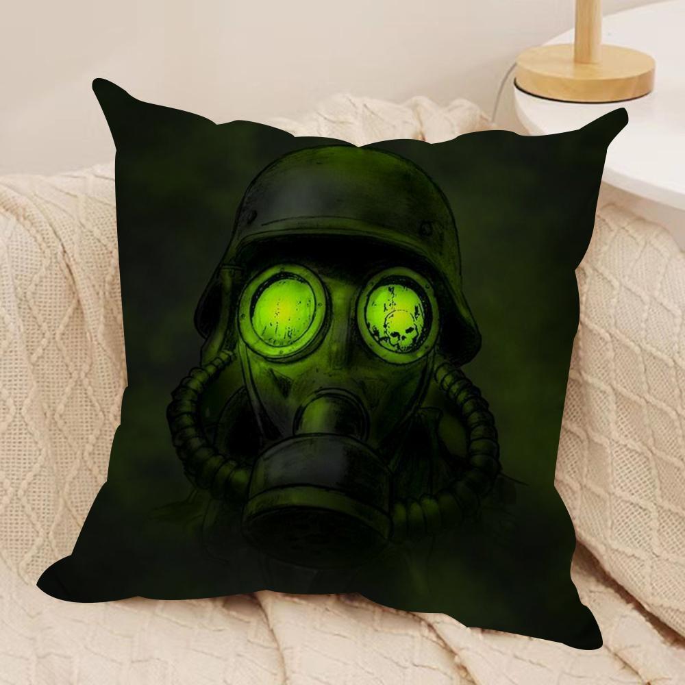 

SStalker Game Cushion Cover Silky Short Plush DoubleSided Printed Pillow Case for Sofa All Seasons Home Decor Gift 30x30cm