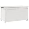 823535 vidaXL Boîte de rangement Blanc 80x40x45,5 cm Bois massif de pin