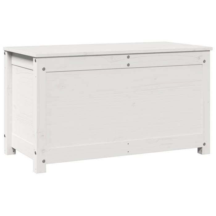 823535 vidaXL Boîte de rangement Blanc 80x40x45,5 cm Bois massif de pin