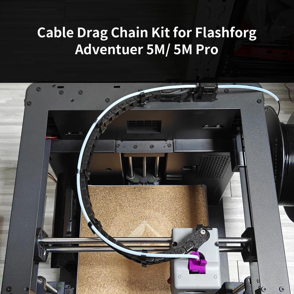 High-Temperature Resistant Drag Cable Chain Kit for 3D Printer AD 5M/AD 5M Pro