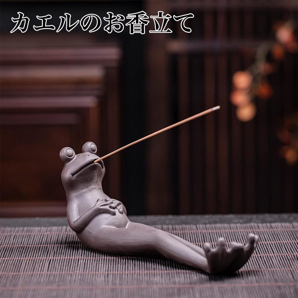 [Queen-b] Frog Incense Holder, Incense Stick Holder, Incense Stick Holder, Incense Stick Holder