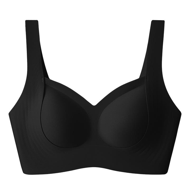 **Adjustable Soft Support Seamless Uplift Bra - No Underwire, Anti-Sagging, Side Support**