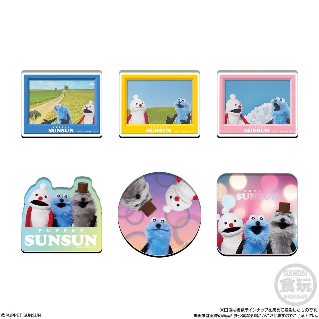 PUPPET SUNSUN Character Magnets box 14-piece (candy toys)