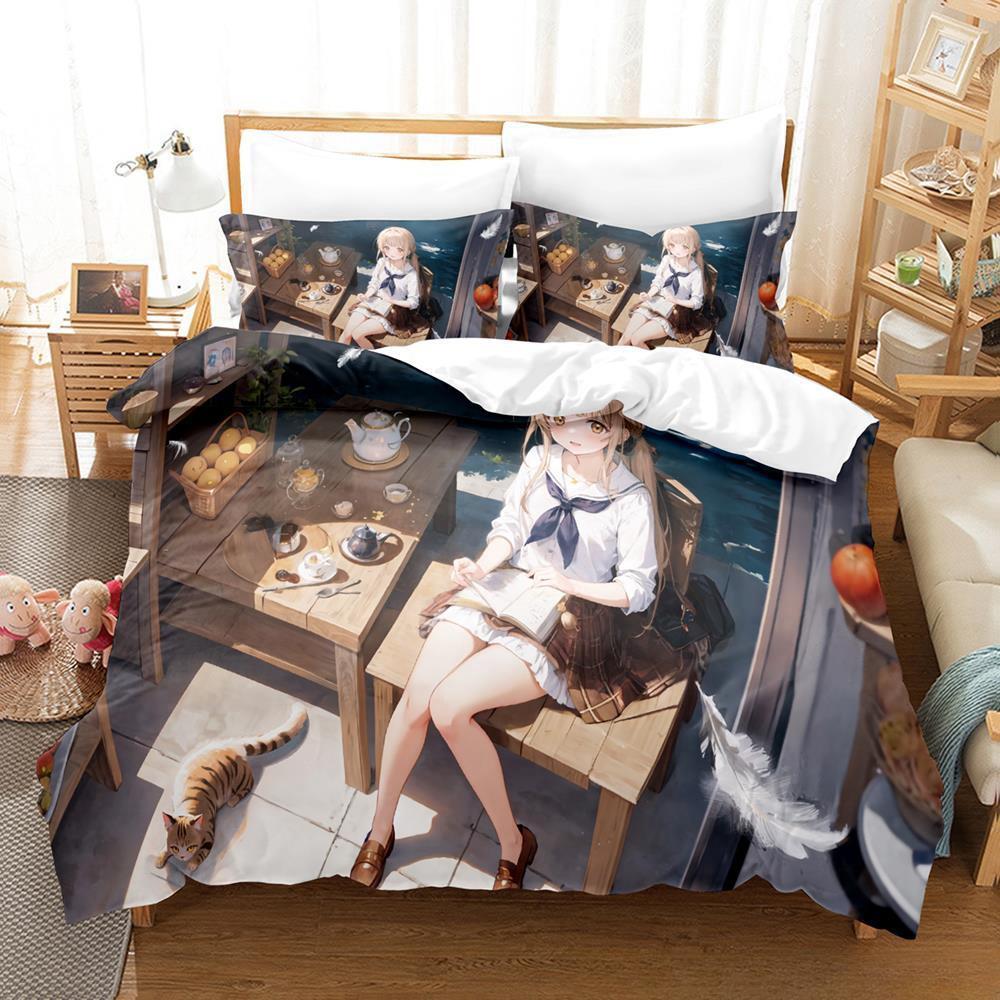 New The Angel Next Door Spoils Me Rotten Bedding Set Single Twin Full Queen King Size Bed Set Adult Kid Bedroom Duvet Cover Set