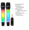 RGB Wireless Handheld Microphone for Stage, KTV, and Broadcast – Dual Connectivity
