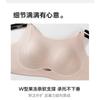 Women Seamless Wireless Soft Support Gathered Large Chest Minimizer Comfort Bra