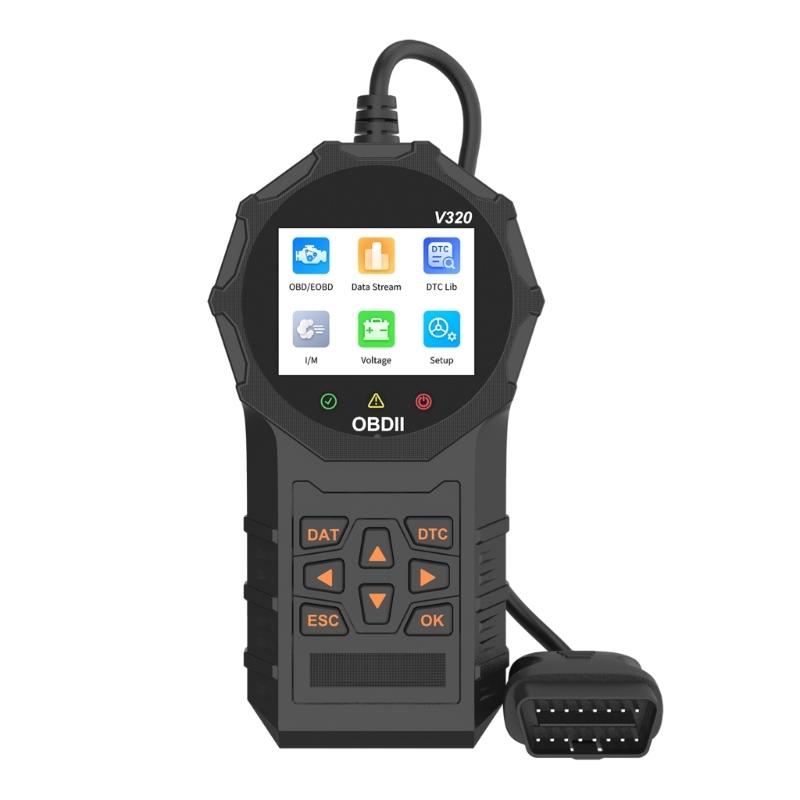 

OBDII Scanner Diagnostic Tool Car Engine Fault Code Reader OBDII/EOBD Scan Tool with Readiness Freeze Frame