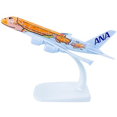 Alloy ANA Sea Turtle Painting A380 Airplane Model Aircraft Model Model Simulation Science Exhibition Model 1500