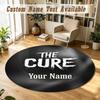 Round Rug Custom NameThe Cure Pattern Non Slip Carpet Home Floor Decor