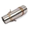 Motorcycle Exhaust System Stainless Steel Muffler Midder Link Pipe With DB Killer For Kawasaki Ninja 250 400 z250 z400 2017-2025