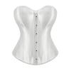Classic European American Women Sexy Faux Silk Boned Waist Cincher Body Shaper